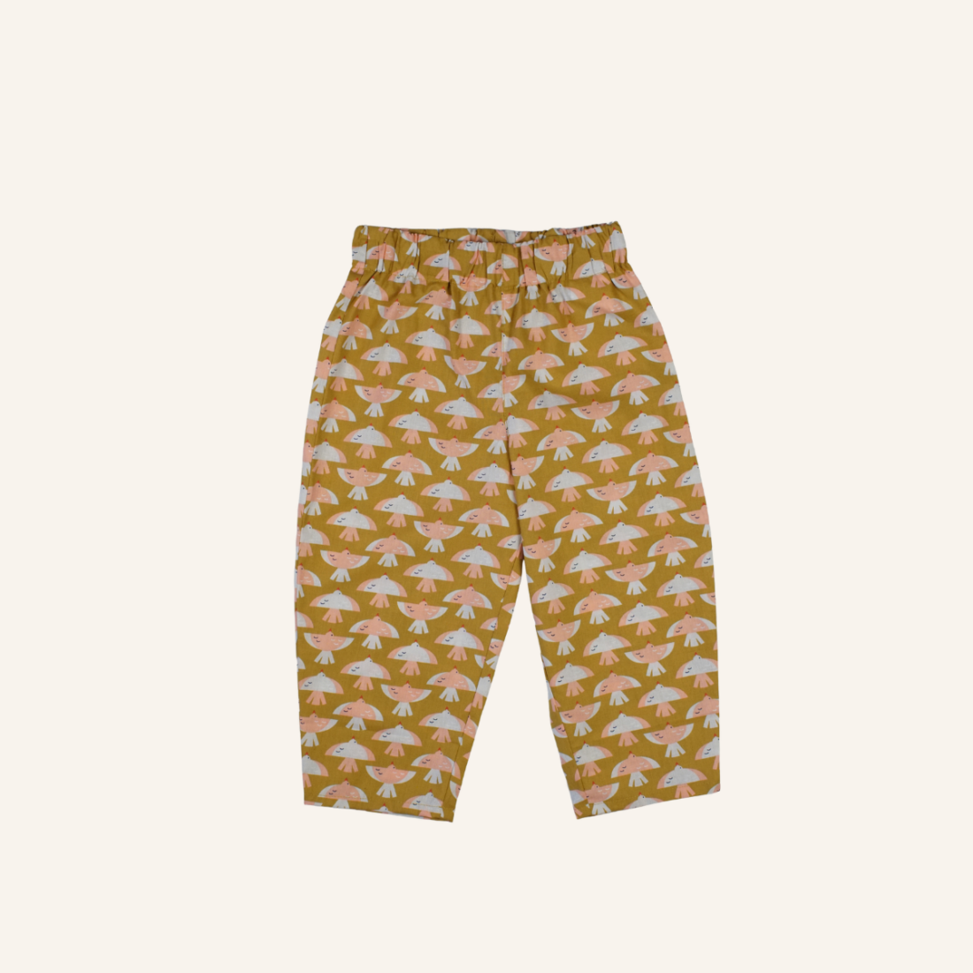 PAROS Hose, Vogel-Print