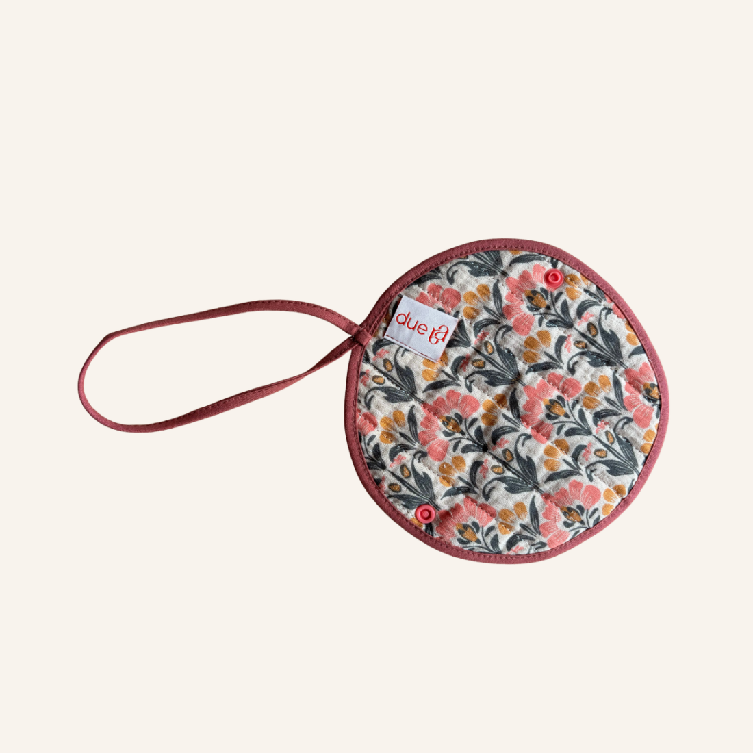 LORIT Sunglasses Case, Rosa / Blumenmuster
