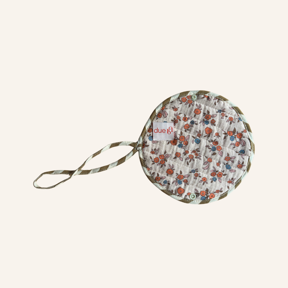 LORIT Sunglasses Case, Blume / Gestreift