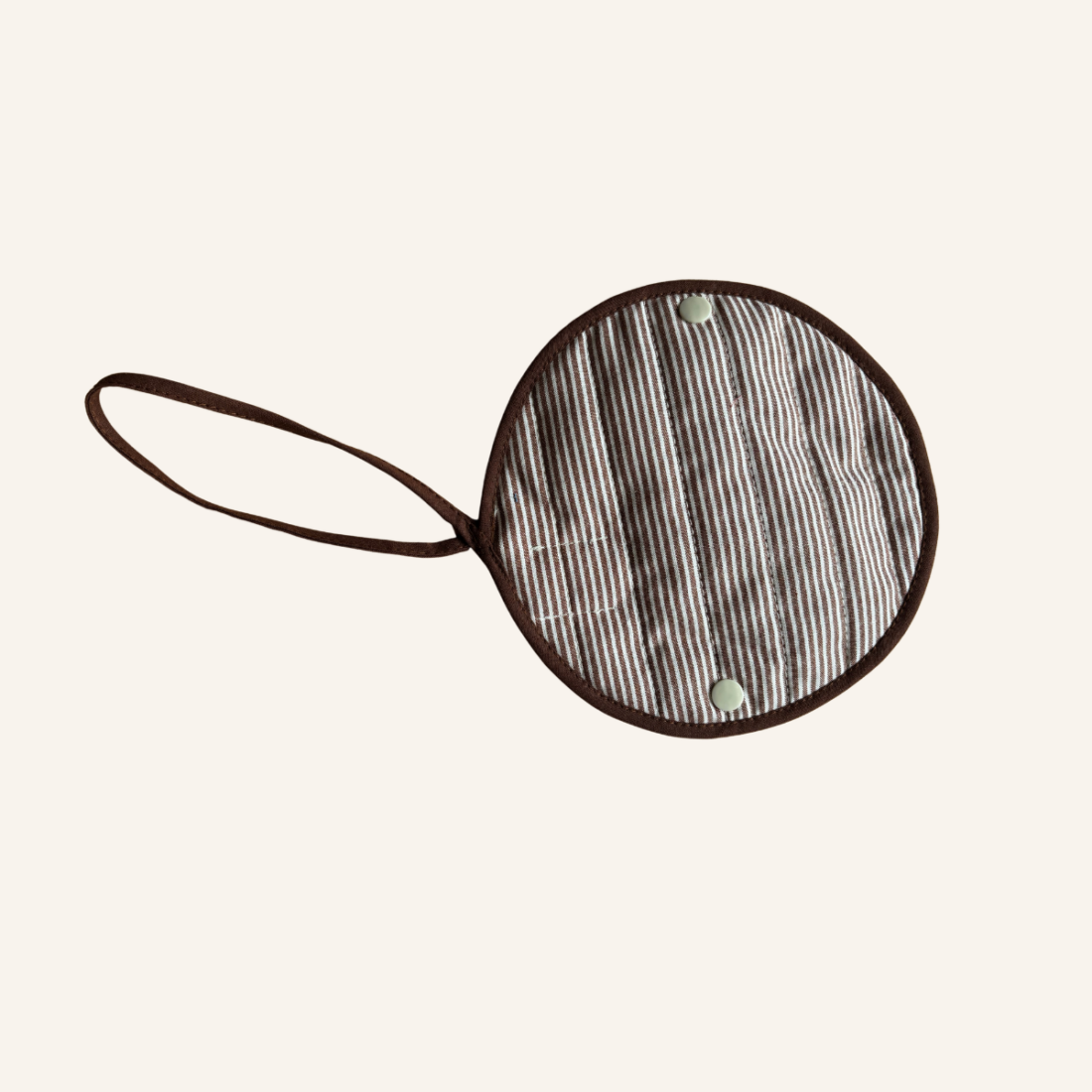LORIT Sunglasses Case, Braun Gestreift