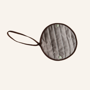 LORIT Sunglasses Case, Braun Gestreift