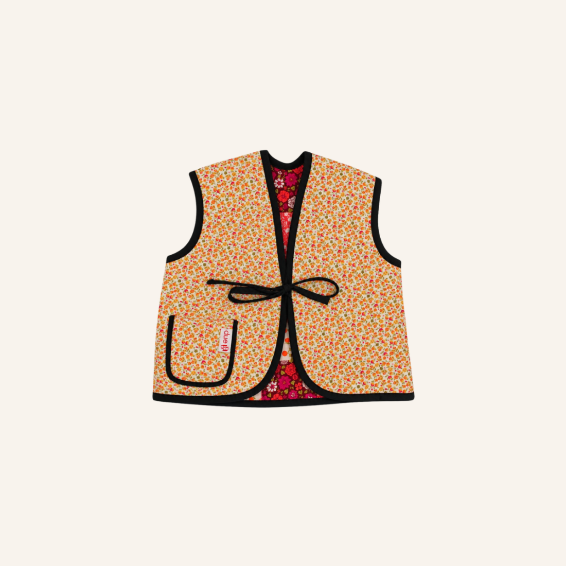 ORIK - Wende-Weste Flowers / Patched